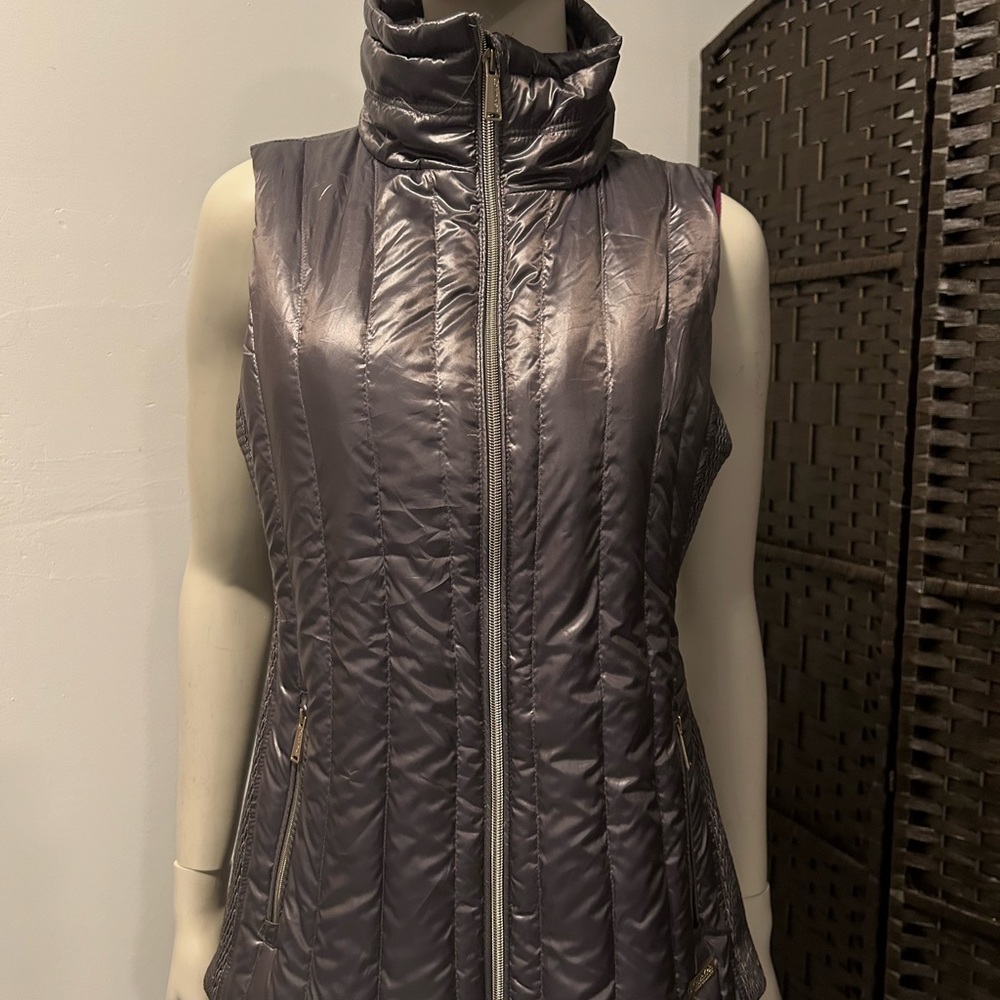Calvin Klein Performance Down Silver/Grey Puffer … - image 3